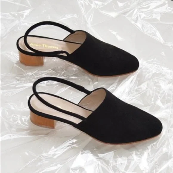 DONATED Anne Thomas | Williamsburg Slingback Mule 37 - Picture 6 of 16